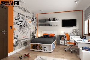 Projekty Pokoi Dla Chłopców Artviz świnoujście Wrocław